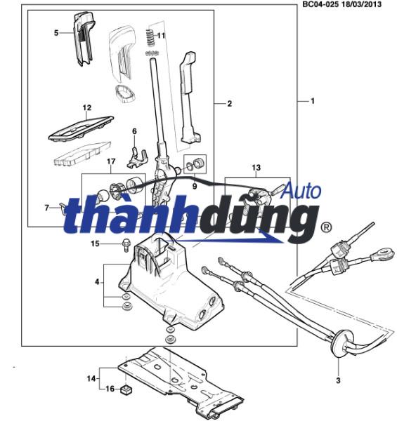 CƠ CẤU ĐI SỐ DAEWOO LANOS | 25193630 - Ảnh 5