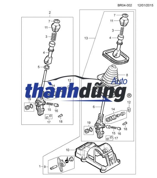 CƠ CẤU ĐI SỐ DAEWOO LANOS | 25193630 - Ảnh 4