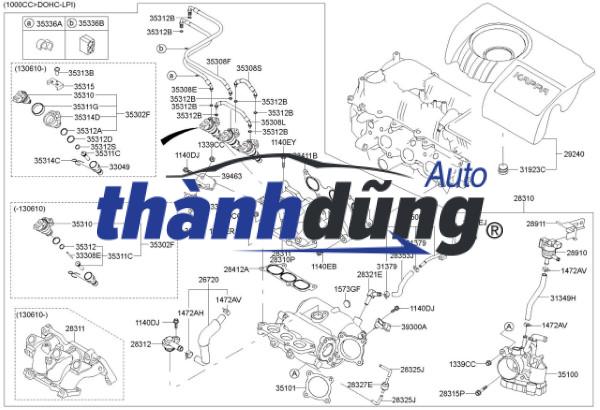 CỔ HÚT GIÓ FORD FOCUS 2010 | 4M5G9424FT - Ảnh 6