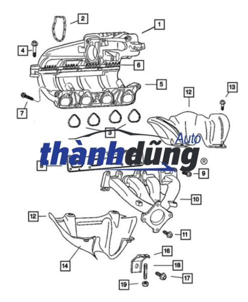 ỐNG GIÓ NẠP XE HYUNDAI I30 2011 | 28210-2L000 - Ảnh 3