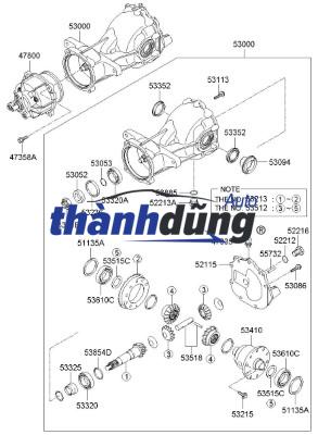 ĐÙM CẦU SAU XE DONGBEN SRM X30 | 1067216 - Ảnh 6