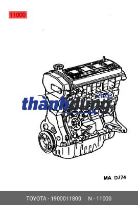 ĐỘNG CƠ TỔNG THÀNH SUZUKI 5 TẠ | 1291182000 - Ảnh 3
