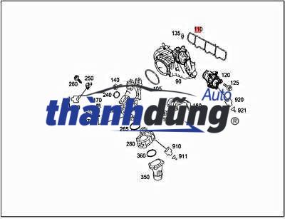 GIOĂNG CÚT NƯỚC MERCEDES ML3350 | 2762010280 - Ảnh 2