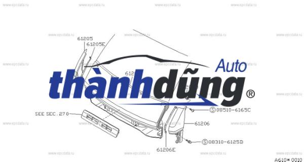 ỐP HƯỚNG GIÓ PHỤ ISUZU NQR90 | 8974060399 - Ảnh 3