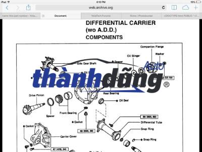 PHỚT CẦU SAU XE FORD EXPLORER 2017 | 3L8Z4N046AA - Ảnh 4