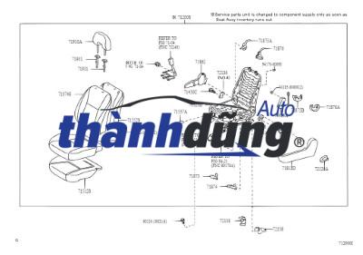TAY BẬT GHẾ TOYOTA INNOVA 2015-2023 | 725250K050C0 - Ảnh 4