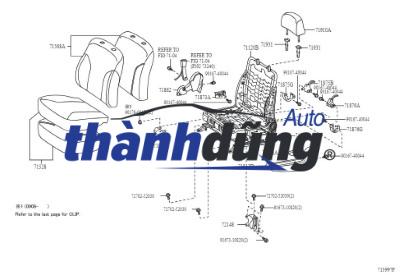 TAY BẬT GHẾ TOYOTA INNOVA 2015-2023 | 725250K050C0 - Ảnh 3