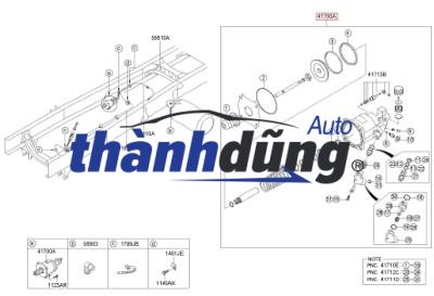 BẦU TRỢ LỰC CÔN NISSAN PATROL TD42 2003 | 30630VB000 - Ảnh 3