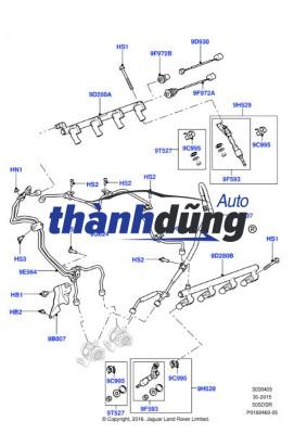 CẢM BIẾN ÁP SUẤT KIM PHUN FORD EVEREST 2.0L 2020 | JB3Q9G756AE - Ảnh 3