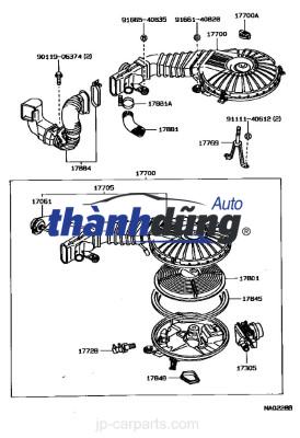 GIOĂNG HỘP LỌC GIÓ ĐỘNG CƠ HYUNDAI PORTER 2 | 281694F000 - Ảnh 3