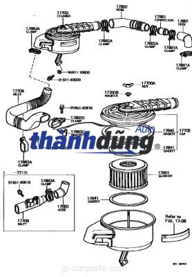 GIOĂNG HỘP LỌC GIÓ ĐỘNG CƠ HYUNDAI PORTER 2 | 281694F000 - Ảnh 2