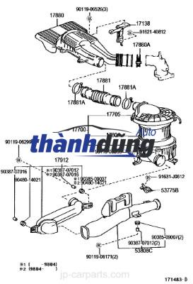 RON HỘP LỌC GIÓ KIA K200 | 0K60A-23605 - Ảnh 6