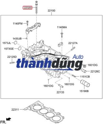 ỐC MẶT MÁY HYUNDAI I30 2007-2018 | 2232003000 - Ảnh 4
