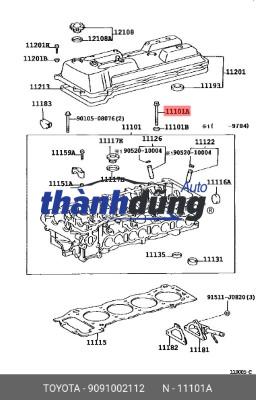 BU LÔNG MẶT MÁY XE CHEVROLET TRAILBLAZER 2016 | 12625900 - Ảnh 4