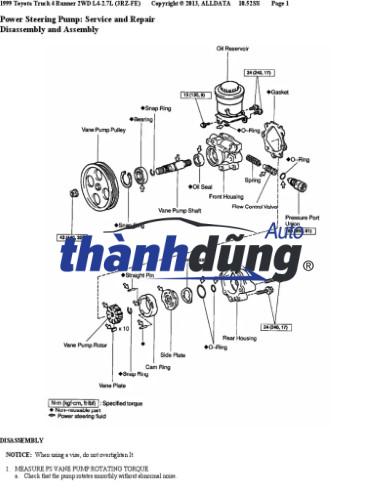 NẮP BÌNH DẦU TRỢ LỰC LÁI FORD RANGER 2013-2020 | AB313A006AA - Ảnh 4