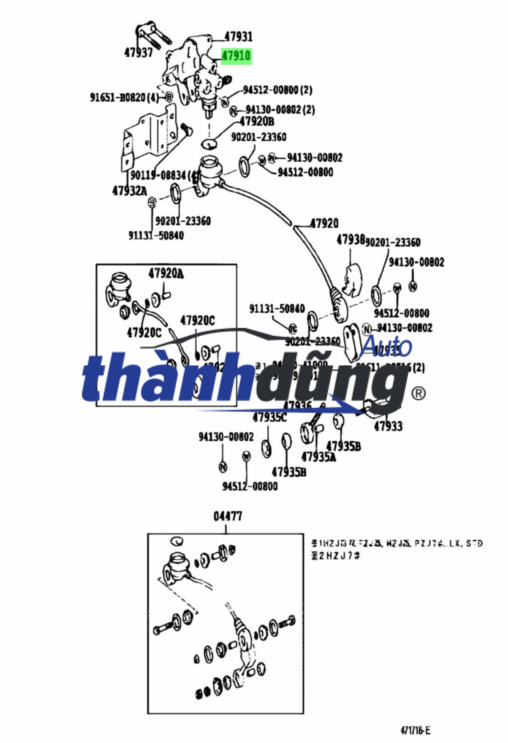 VAN CHIA DẦU XE KIA K3000 2009 | 594104E000 - Ảnh 6