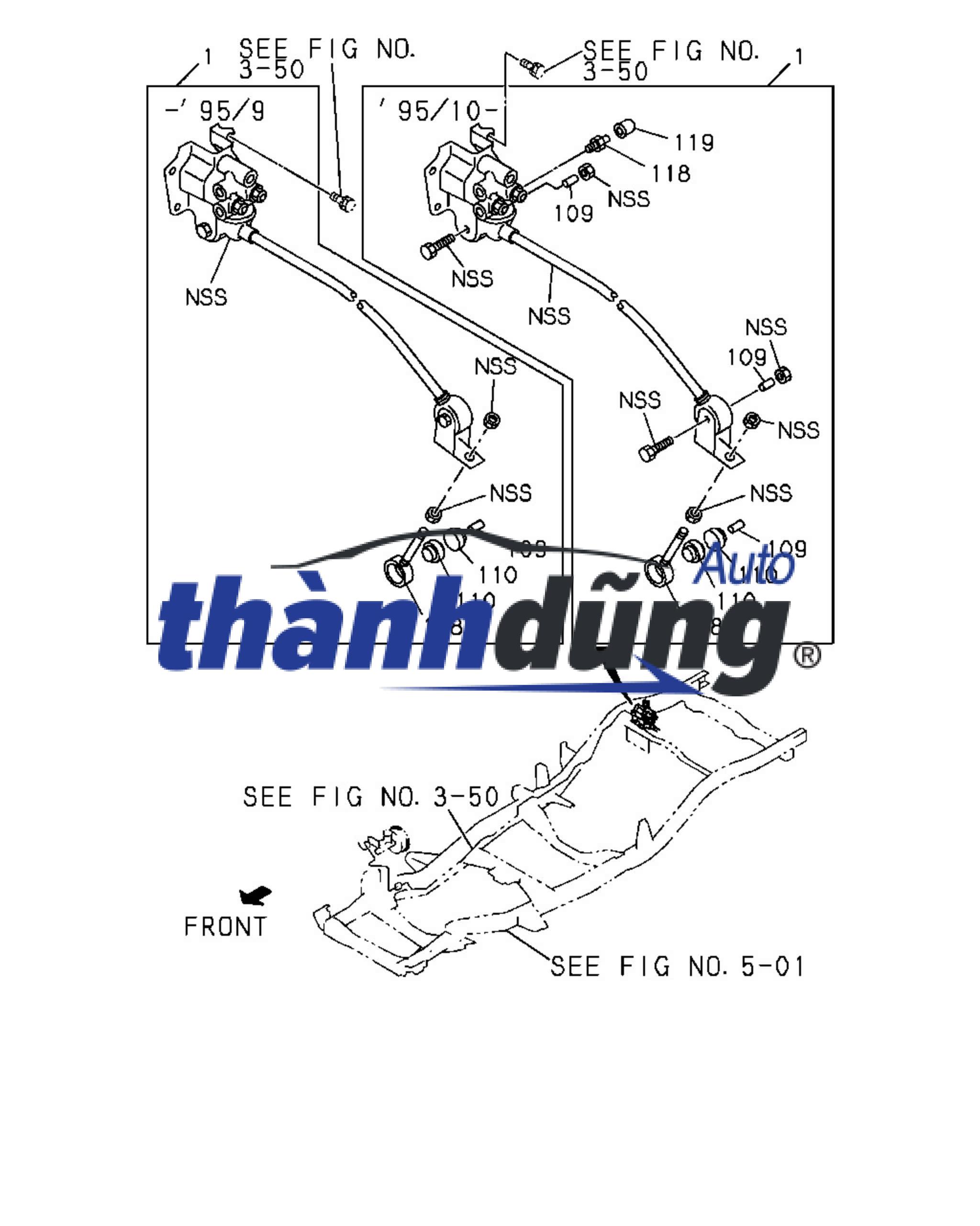 VAN CHIA DẦU XE KIA K3000 2009 | 594104E000 - Ảnh 4