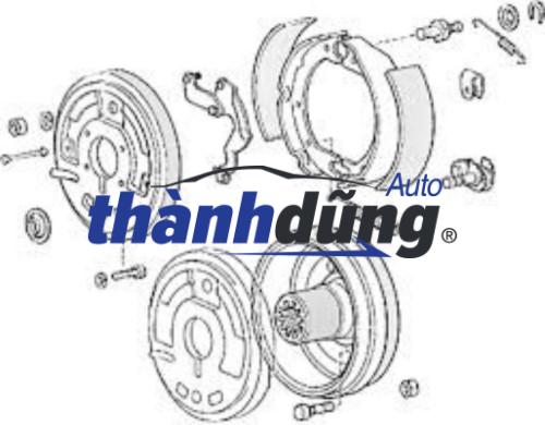 MÂM THẮNG TAY HYUNDAI HD65 | 598105H001 - Ảnh 4