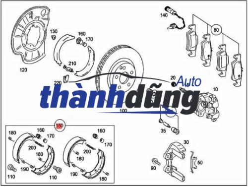 MÂM THẮNG TAY HYUNDAI HD65 | 598105H001 - Ảnh 3