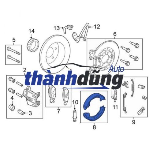 MÂM THẮNG TAY HYUNDAI HD65 | 598105H001 - Ảnh 2