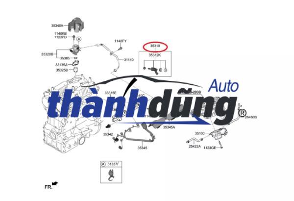 DÂY ĐIỆN BÉC PHUN KIA K3000 | 338104X450 - Ảnh 4