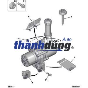 BƠM TRỢ LỰC LÁI ĐIỆN PEUGEOT 4008 1.6L | 9813664780 - Ảnh 4