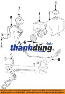 BƠM TRỢ LỰC LÁI TOYOTA CAMRY ACV40 | 4431006170 - Ảnh 5