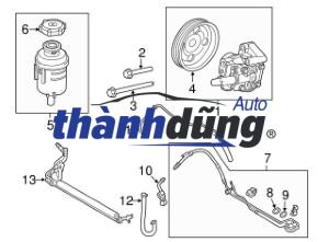 BƠM TRỢ LỰC LÁI TOYOTA CAMRY ACV40 | 4431006170 - Ảnh 3