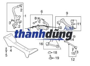 CAO SU ĐẦU CÀNG I HYUNDAI EON 2013 | 54815-4N000 - Ảnh 4