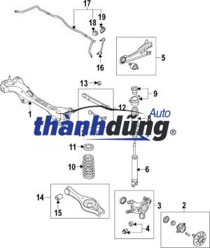CAO SU ĐẦU CÀNG I HYUNDAI EON 2013 | 54815-4N000 - Ảnh 3
