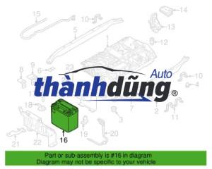 ĐẾ BÌNH ẮC QUY KIA MORNING 12V 2011 | 3715007500 - Ảnh 5