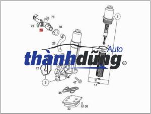 ỐNG NƯỚC LÀM MÁT DẦU MẶT MÁY MERCEDES C200 | 2712001352 - Ảnh 4