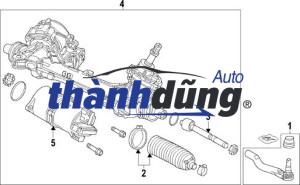 MÔ TƠ THƯỚC LÁI ĐIỆN CHEVROLET COLORADO 2.5L | 84189092 - Ảnh 4