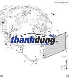 TUY Ô GA VÀO DÀN LẠNH CHEVROLET CRUZE LTZ 2013 | 13254567 - Ảnh 4