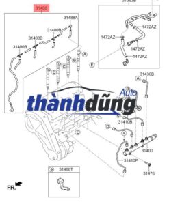 Alternative view of ỐNG SÁO NHIÊN LIỆU THACO TOWNER | 1573052S00000