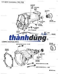 VỎ ĐUÔI HỘP SỐ KIA BONGO 3 | 4315047050 - Ảnh 5