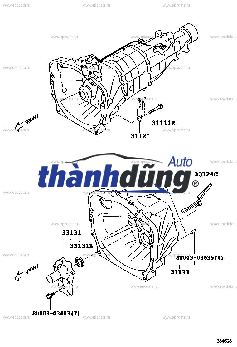 VỎ ĐUÔI HỘP SỐ KIA BONGO 3 | 4315047050 - Ảnh 4