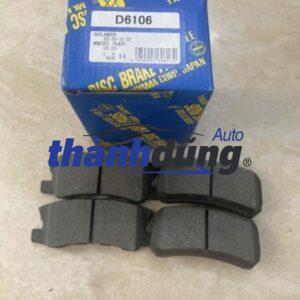 MÁ PHANH SAU MITSUBISHI PAJERO 1999-2008 | D6106