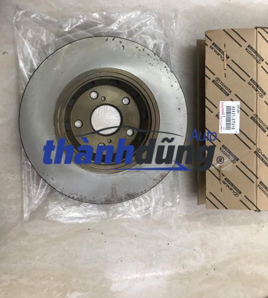 đĩa phanh sau toyota venza agv10 | 424310t010