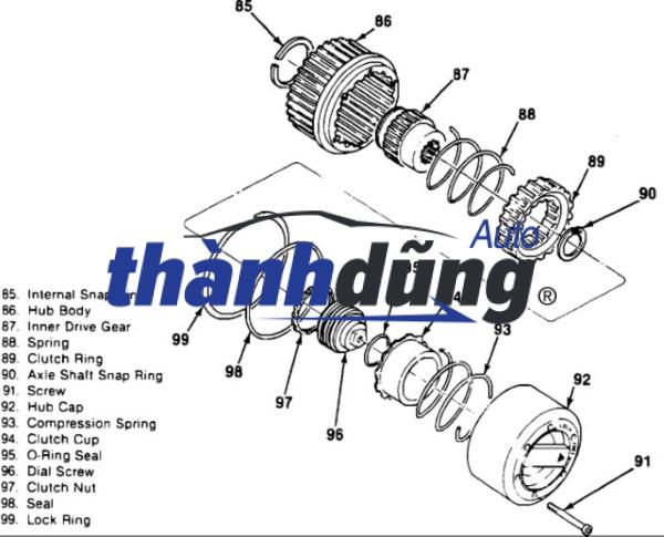 NẮP GÀI CẦU MITSUBISHI TRITON | MB886389 - Ảnh 6