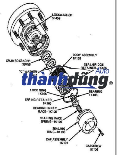 NẮP GÀI CẦU MITSUBISHI TRITON | MB886389 - Ảnh 4