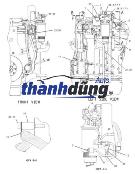 BƠM TAY DẦU SSANGYONG REXTON | 0K52A13490A - Ảnh 6