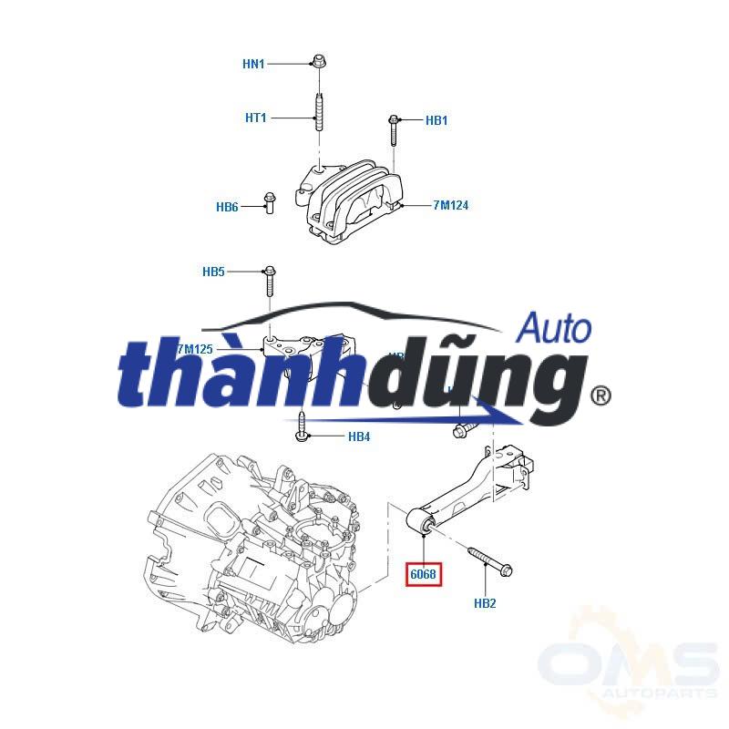 BÁT BẮT CHÂN MÁY HỘP SỐ KIA SEDONA 2022 | 45211-4G430 - Ảnh 5