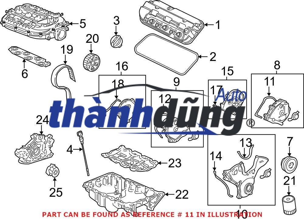 gioăng ốp dàn cam