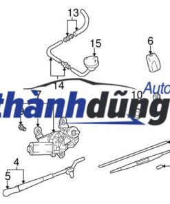 nắp chụp cần gạt mưa, nắp đậy cần gạt mưa