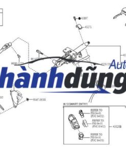 khóa cổ vô lăng, ổ khóa vô lăng, khóa cột lái điện tử