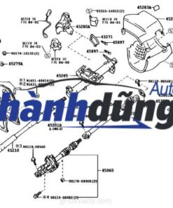 khóa cổ vô lăng, ổ khóa vô lăng, khóa cột lái điện tử