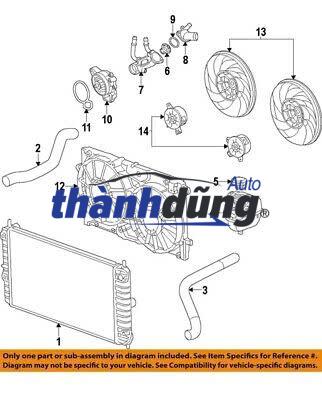 QUẠT KÉT NƯỚC CHEVROLET CRUZE 1.8 LTZ | 13427159 - Ảnh 4