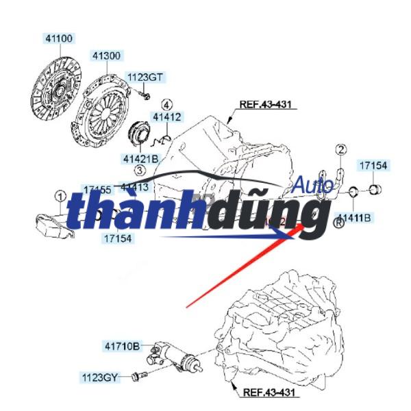 CÀNG CUA ĐI SỐ FORD ECOSPORT 2020 | KTCA6P7C602CD - Ảnh 4