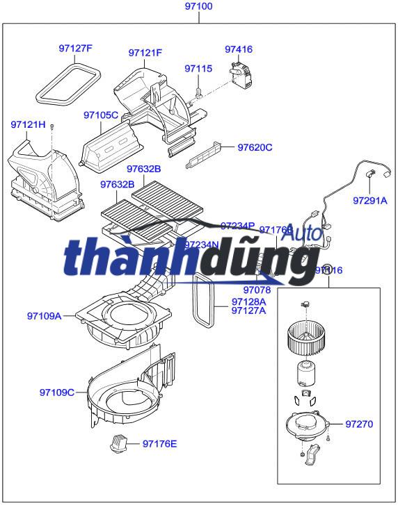 hộp quạt dàn lạnh hay hộp quạt dàn sưởi